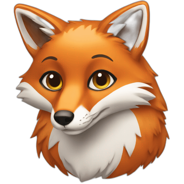 fox flat emoji