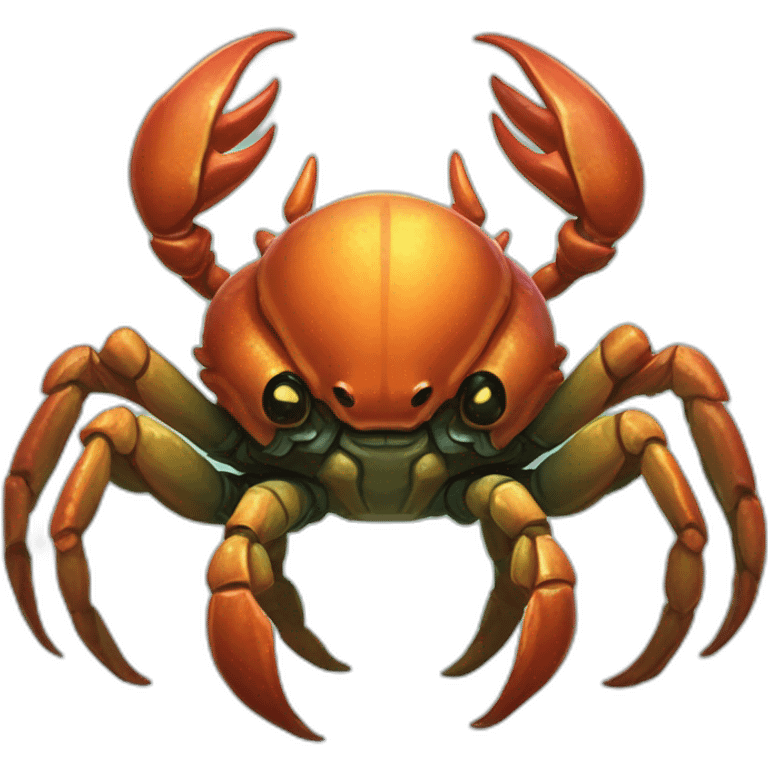 alien crab creature scifi roguelike rpg style inspired by slay thee spire emoji