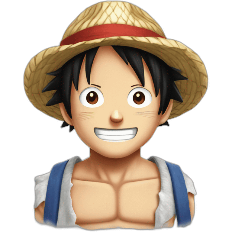 One Piece Luffy emoji