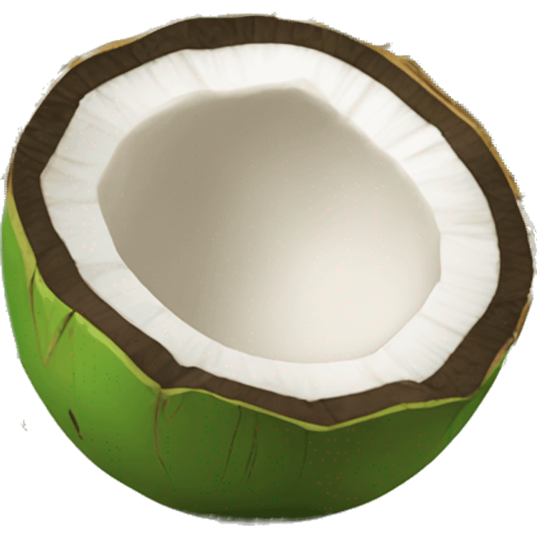 green coconut emoji