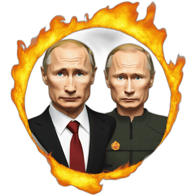 putin and fire emoji