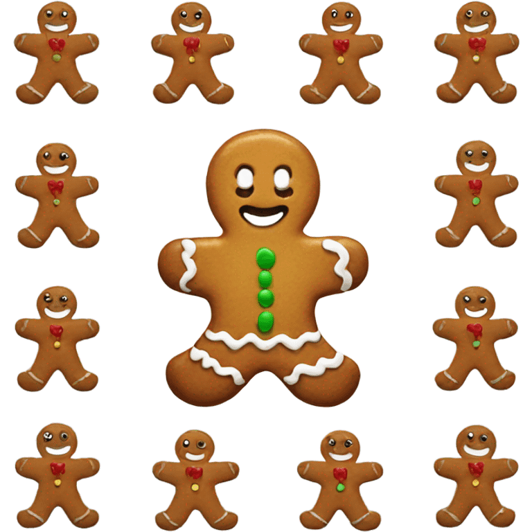 Gingerbread emoji