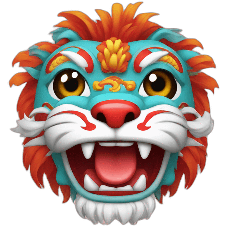 southern chinese lion dancer emoji