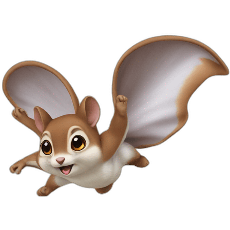 Flying squirrel emoji