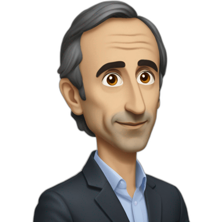 Éric Zemmour qui chevauche une personne emoji