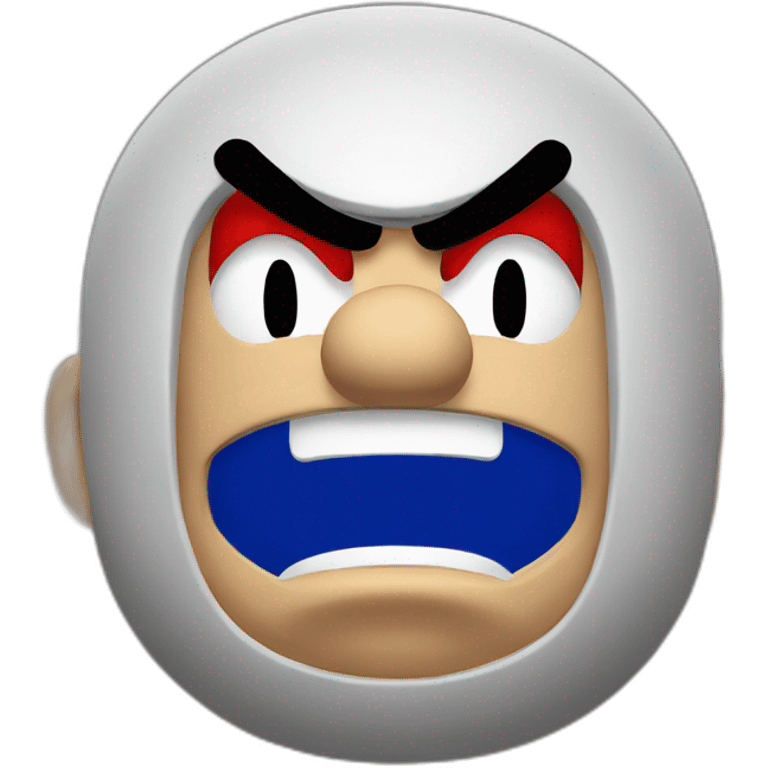 super mario head angry emoji