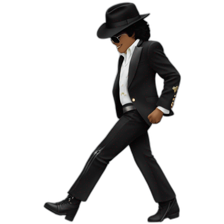 Michael Jackson moonwalk emoji