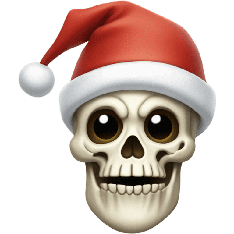 Skeleton Santa Claus  emoji