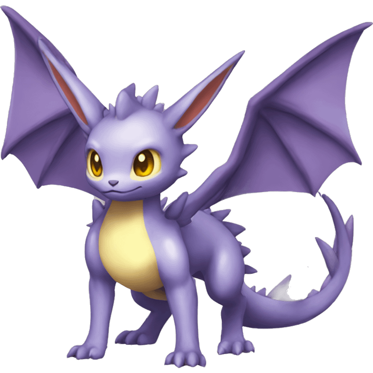 Shiny-Dragon-Eeveelution-Fakemon-Pokémon full body emoji