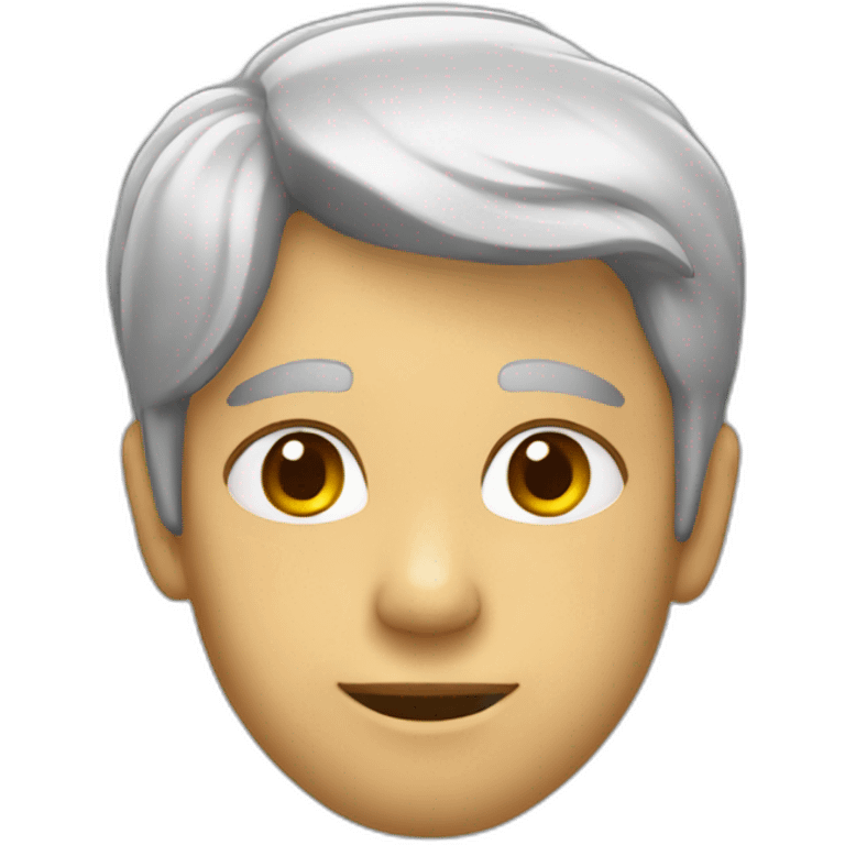 Coração timido emoji