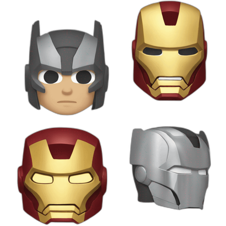 Iron man and thor emoji