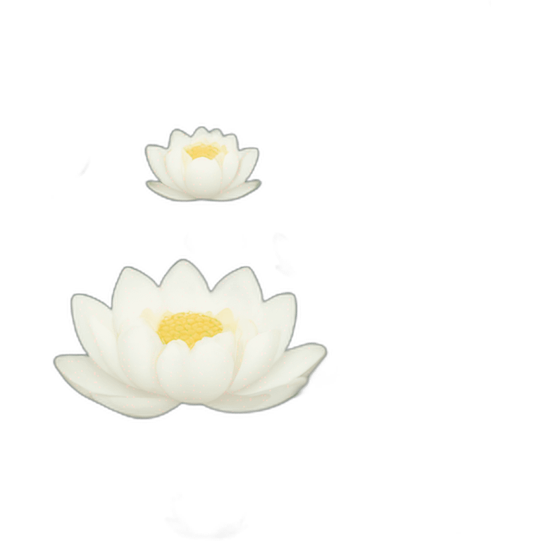 white lotus emoji