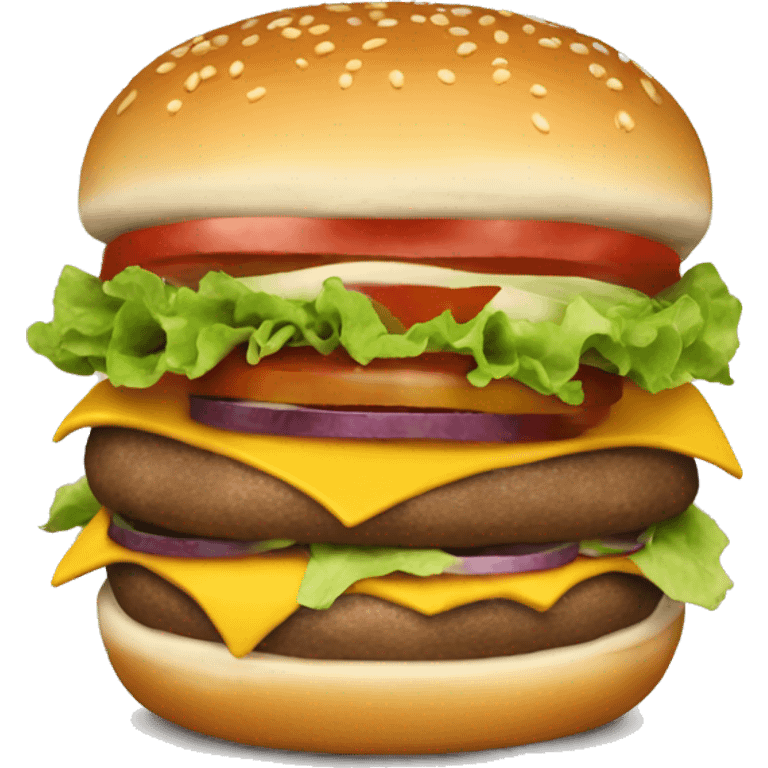 Create a burguer smile  emoji