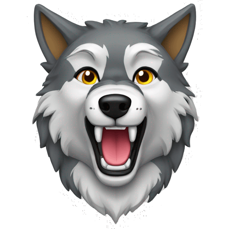 wolf mascot for soccer team emoji