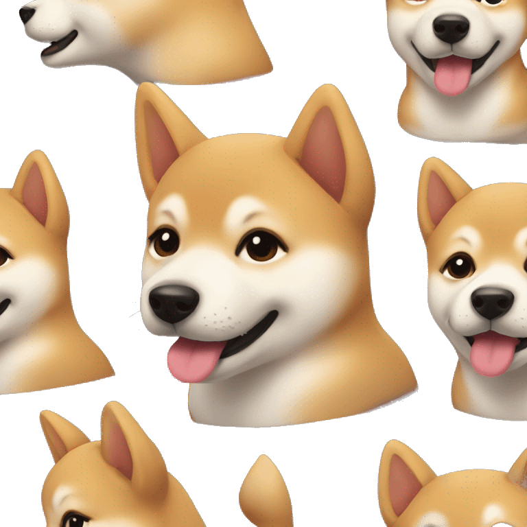 Shiba Inu puppies emoji