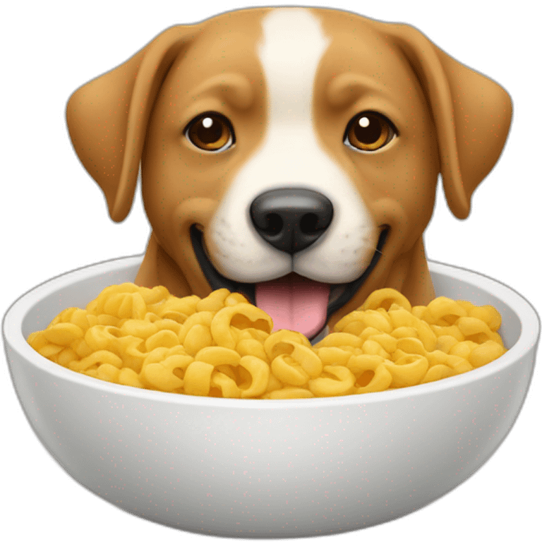 Un chinois qui mange du chien emoji