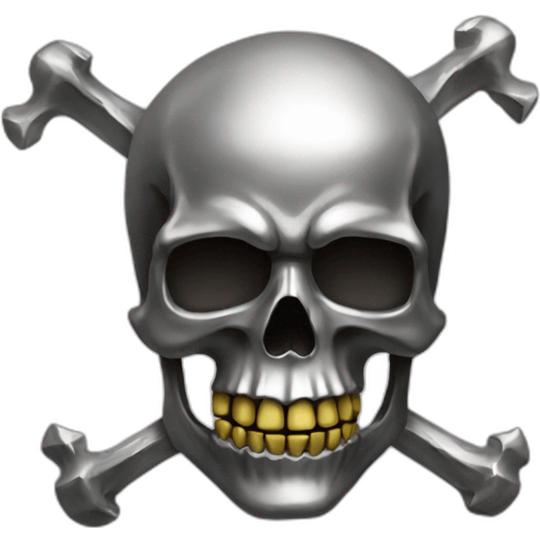 metal skull emoji