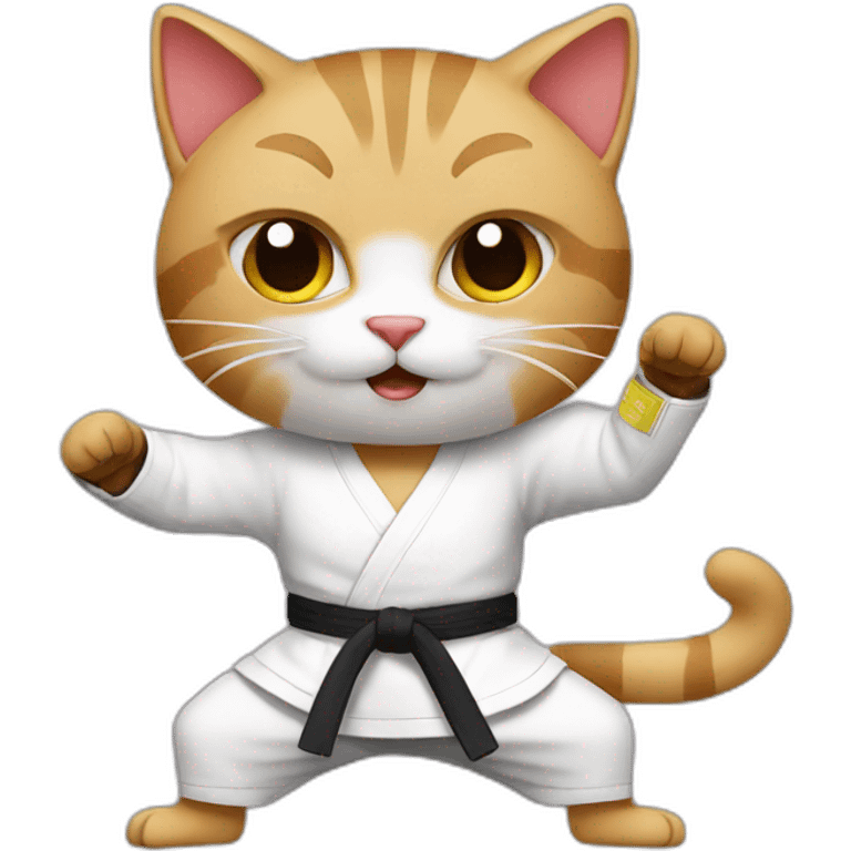 cat-karate emoji