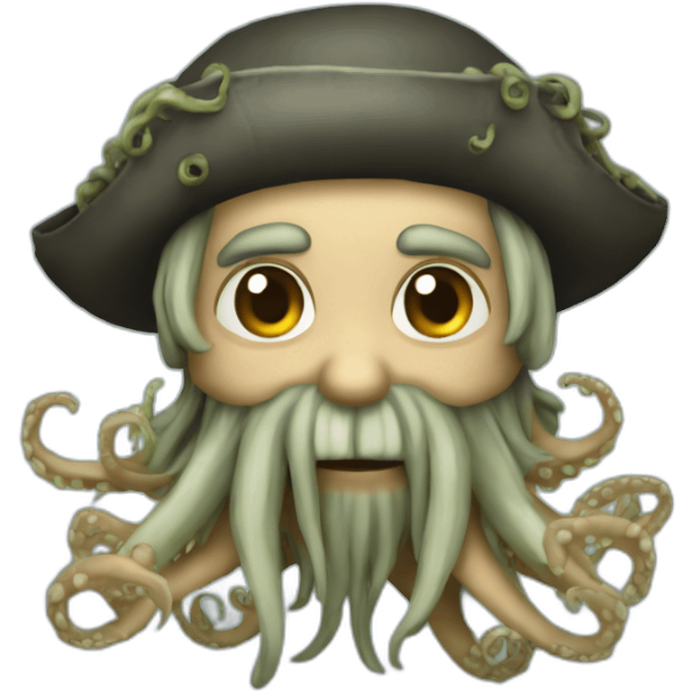 Davy Jones with tentacles emoji