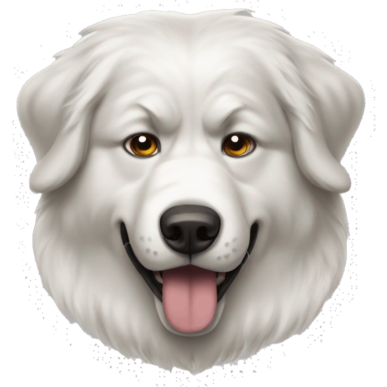 Angry Great Pyrenees  emoji