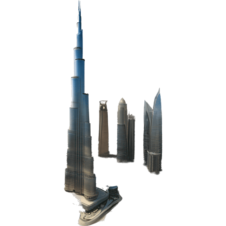 photorealistic Burj khalifa emoji