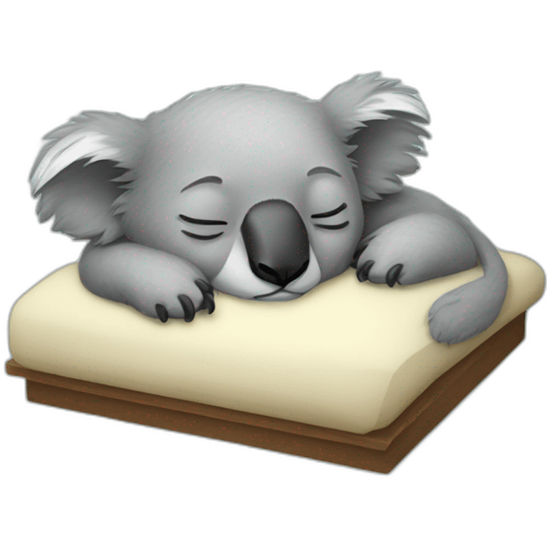 Koala sleeping emoji