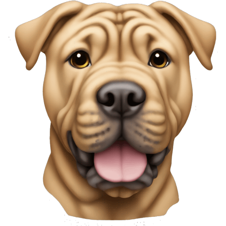 Light brown shar-pei  emoji