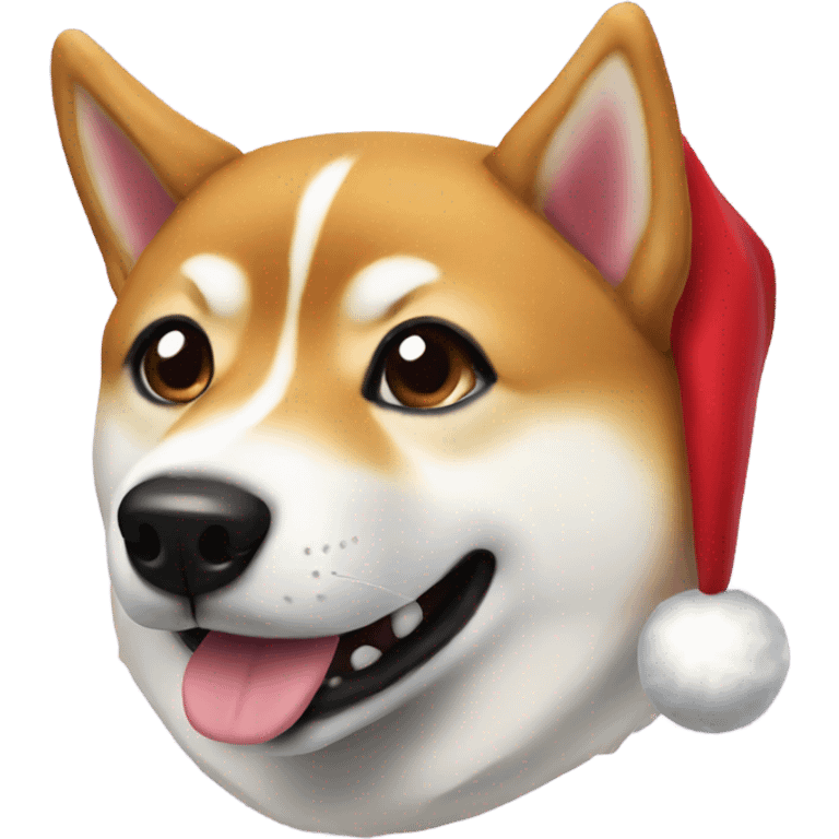 Christmas Shiba Inu  emoji