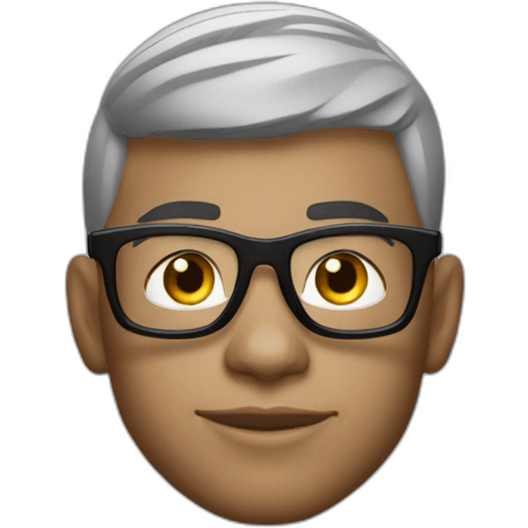 Killian Mbappé avec des lunettes de star emoji