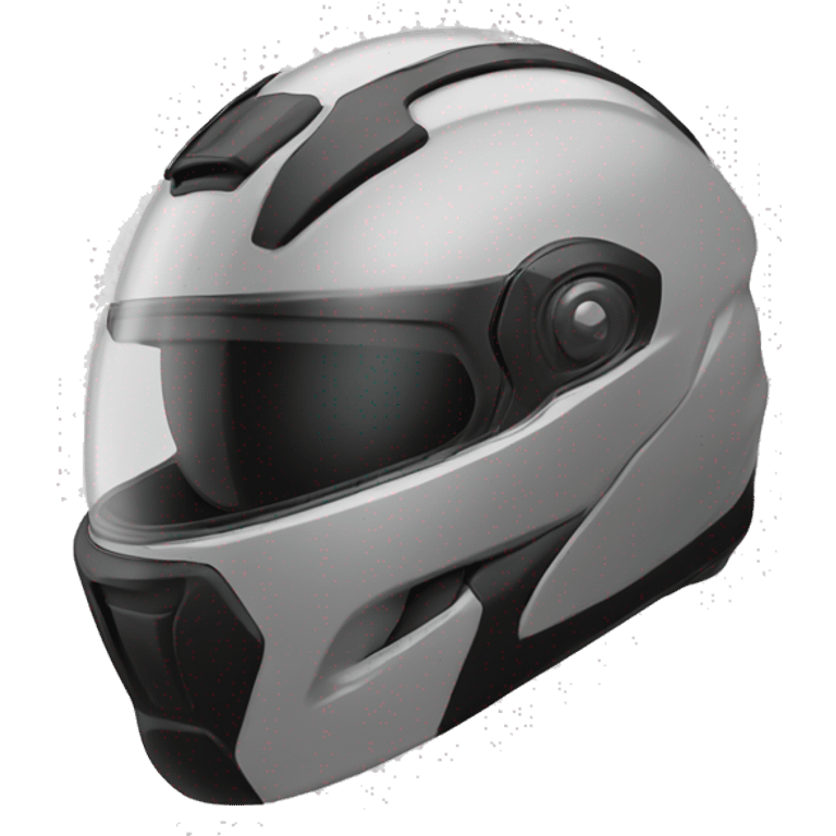 motorcycle helmet with facepalm emoji