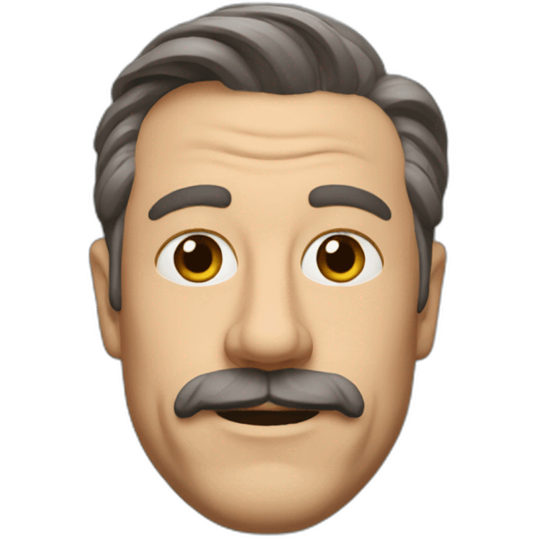 Ted lasso head emoji