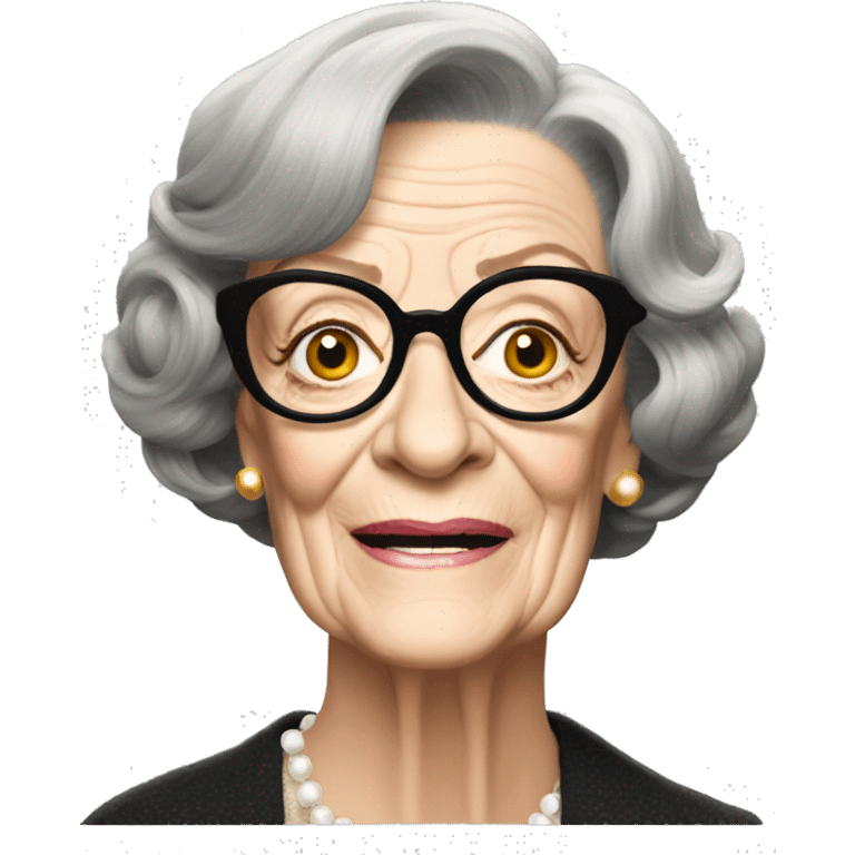 Maggie smith actress emoji