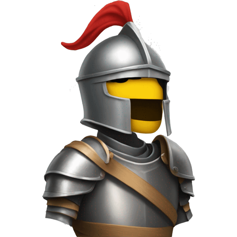 Knight with open visor emoji