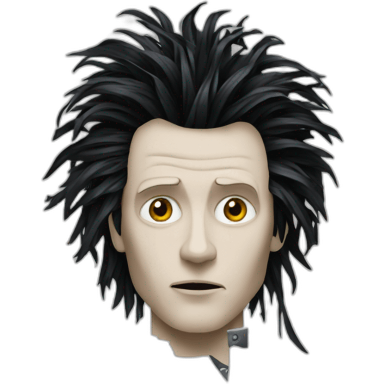 edward scissorhands cuts paper emoji