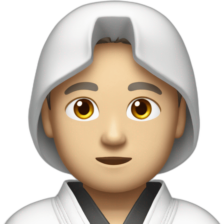 Judoanzug mit Gesicht emoji