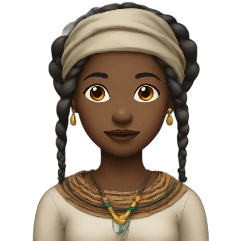 fulani girl emoji