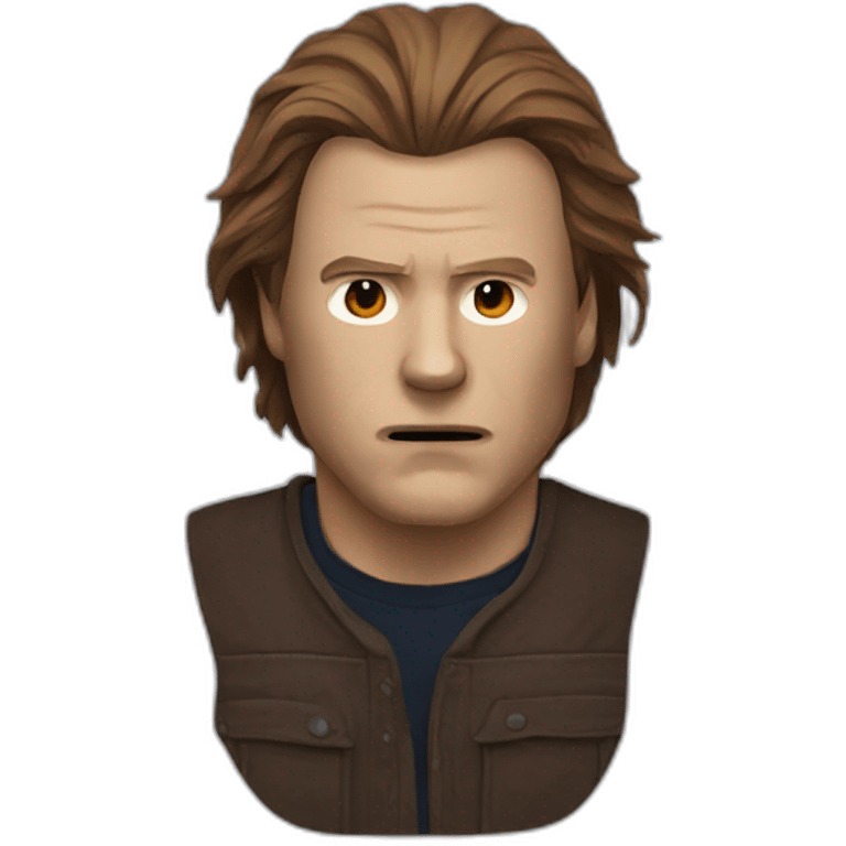 grizzly head michael myers emoji