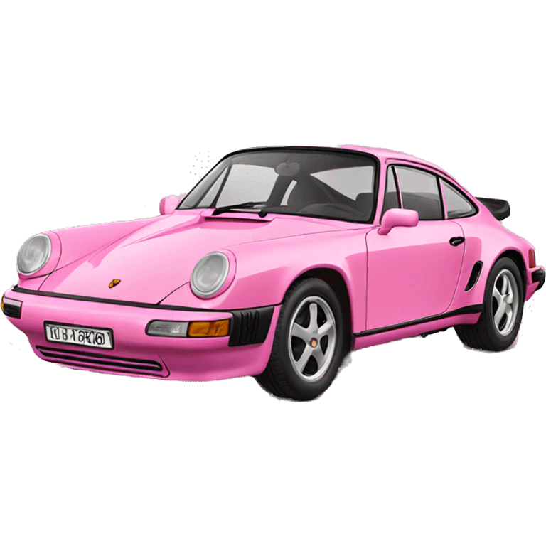 Pink porsche emoji