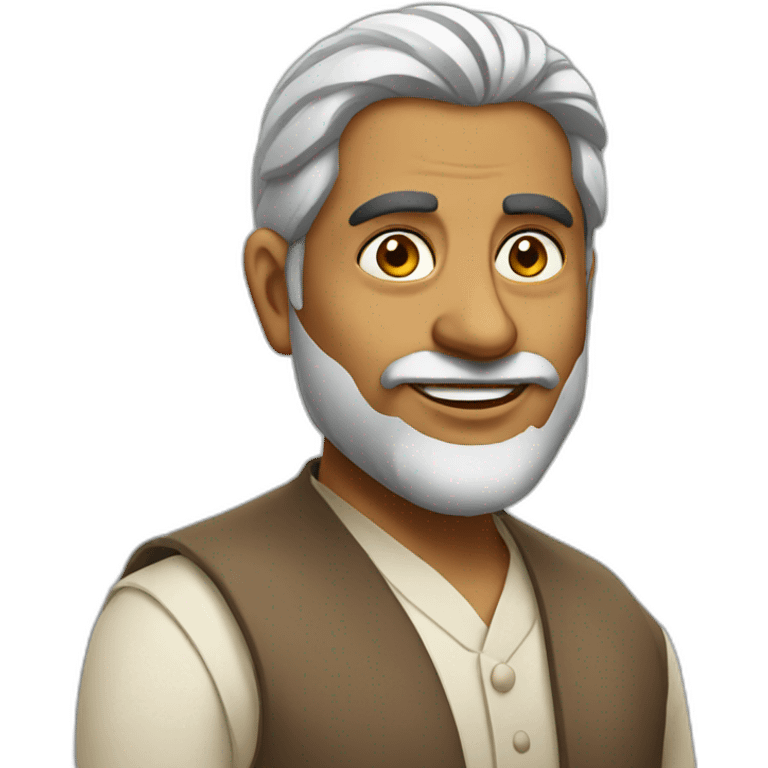 smug indian man emoji