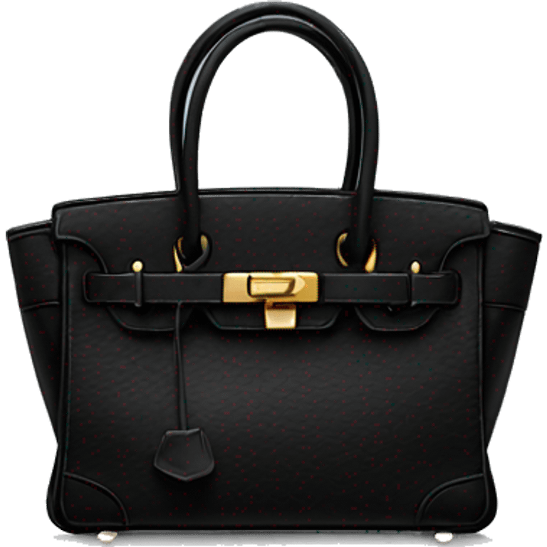 Black birkin emoji