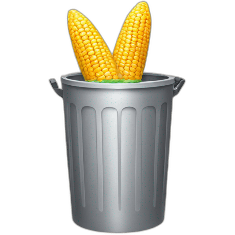 corn in the trash can emoji