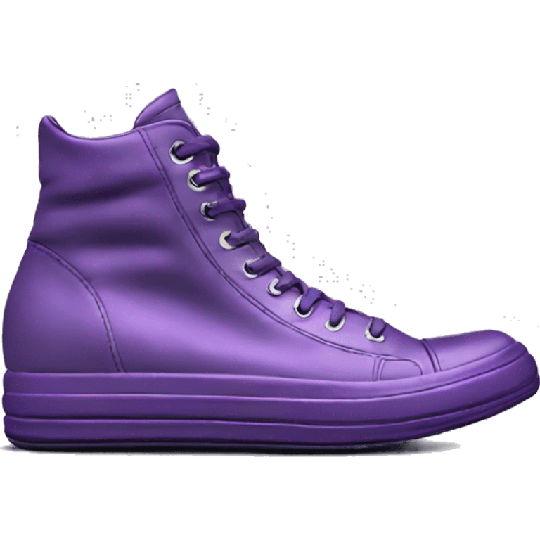 Rick owens sneaker realistic purple emoji