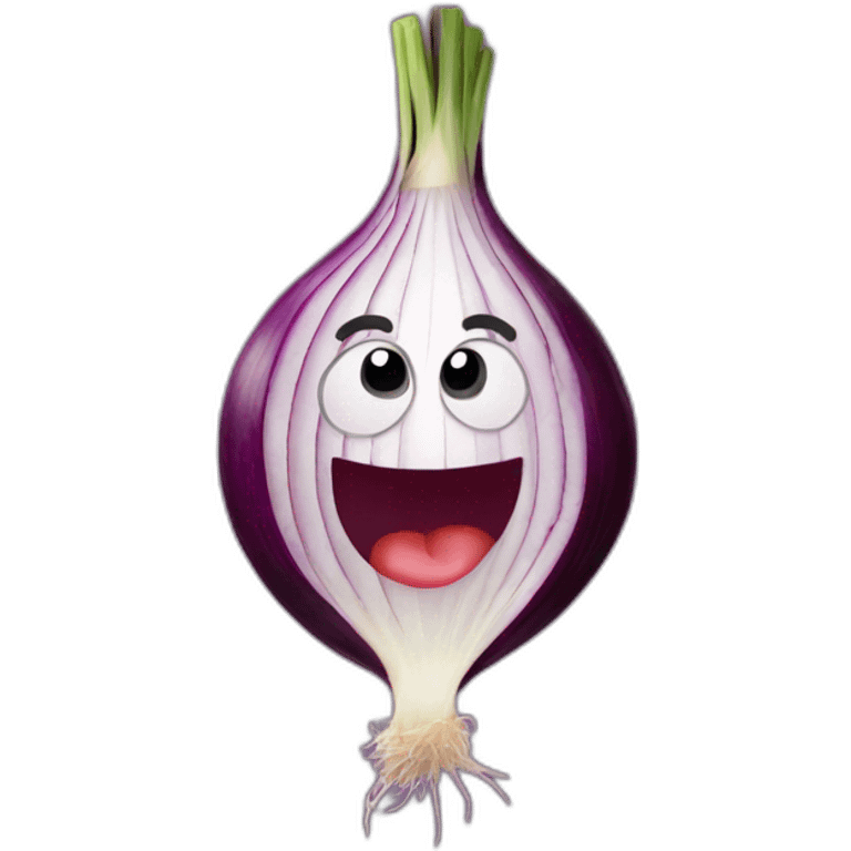 Red onion emoji