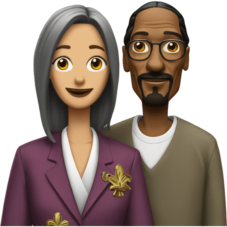 Snoop dogg and Martha  emoji