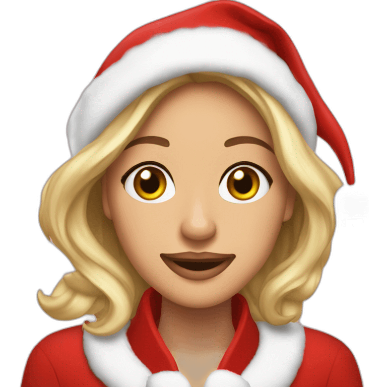 Santa Mariah Carrey emoji