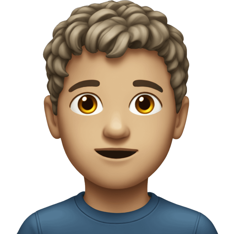 realistic portrait of a boy emoji