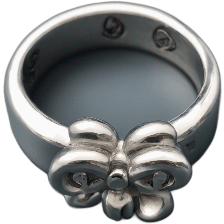 Chrome hearts ring emoji