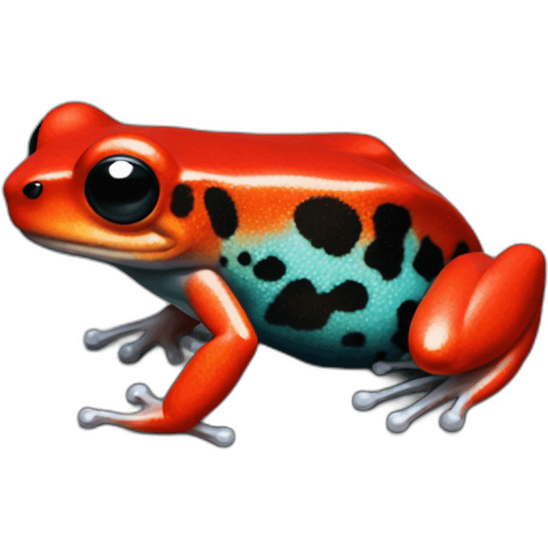 Poison dart frog red emoji