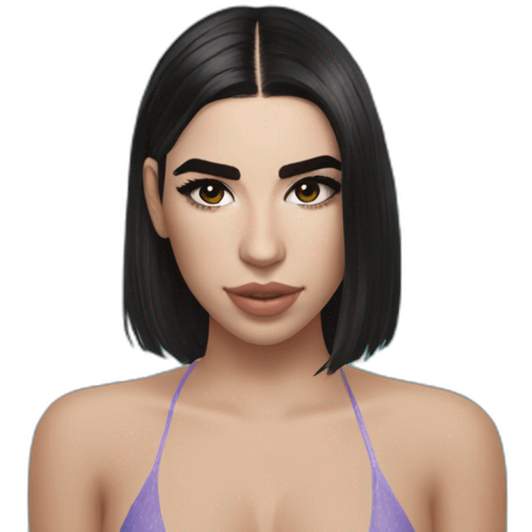 Dua lipa in pool emoji