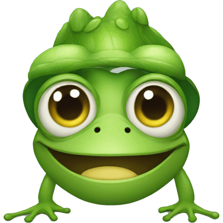 a frog man emoji